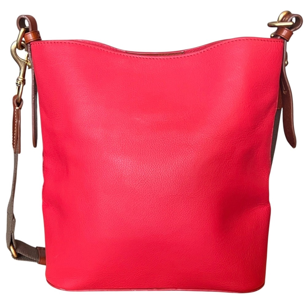 Dooney & Bourke Pebble Grain Small Kiley Crossbody Red Leather Bag‎ - Picture 5 of 16